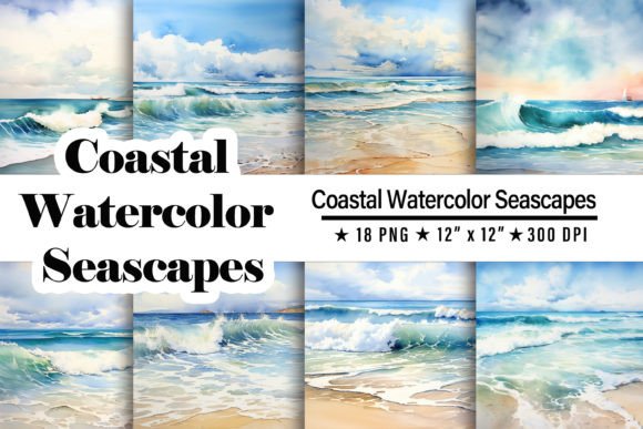 Coastal Watercolor Seascapes: A Visual Toolkit for Calm