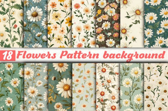 Embrace Timeless Charm with a Vintage Cottagecore Daisy Pattern