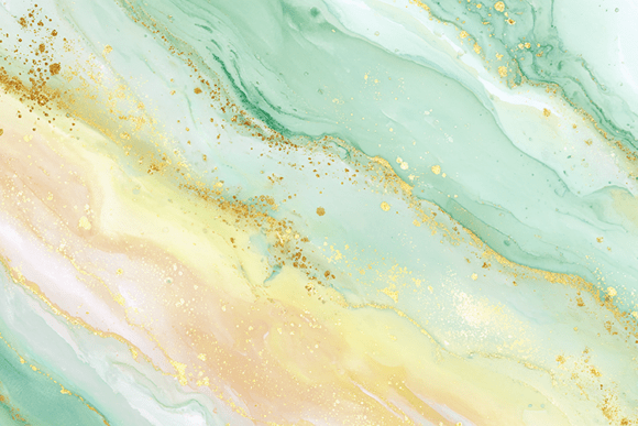 Mint Gold Marble Watercolor Art: A Designer's Guide