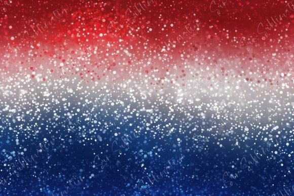 Red, White, and Blue Sparkling: A Festive Display Typeface
