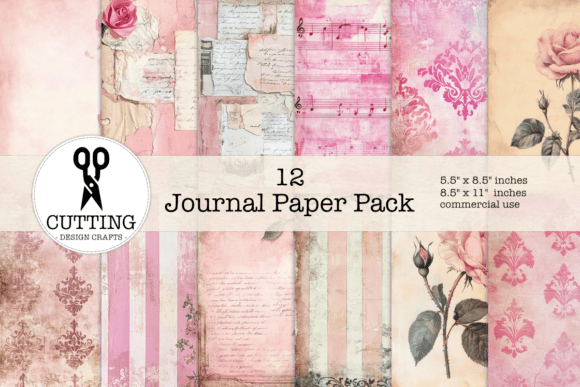 Rediscovering Charm with Vintage Junk Journal Papers