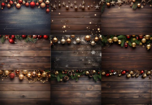Wood, Fir & Festive Charm: Unlocking Your Christmas Background Mockup Bundle